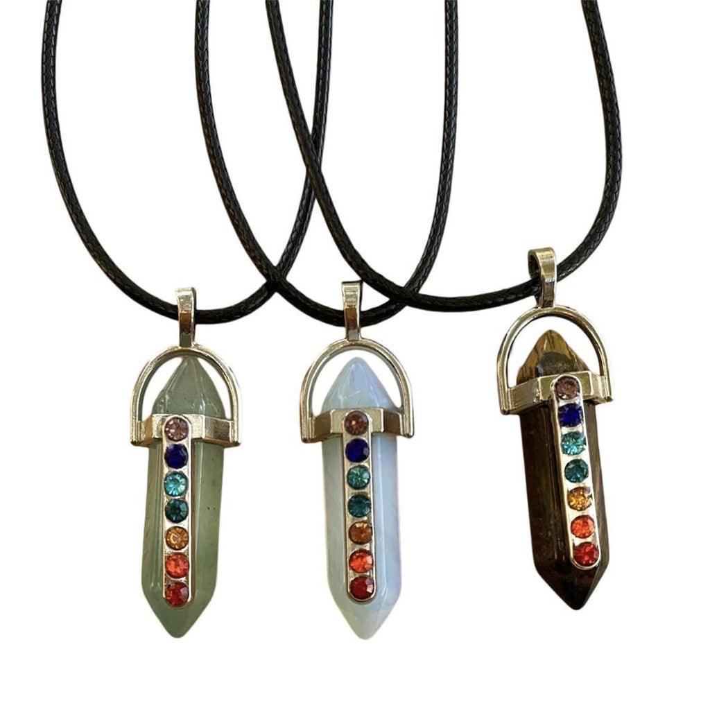 Crystal Necklaces - Chakra Points | | Wiccan Center