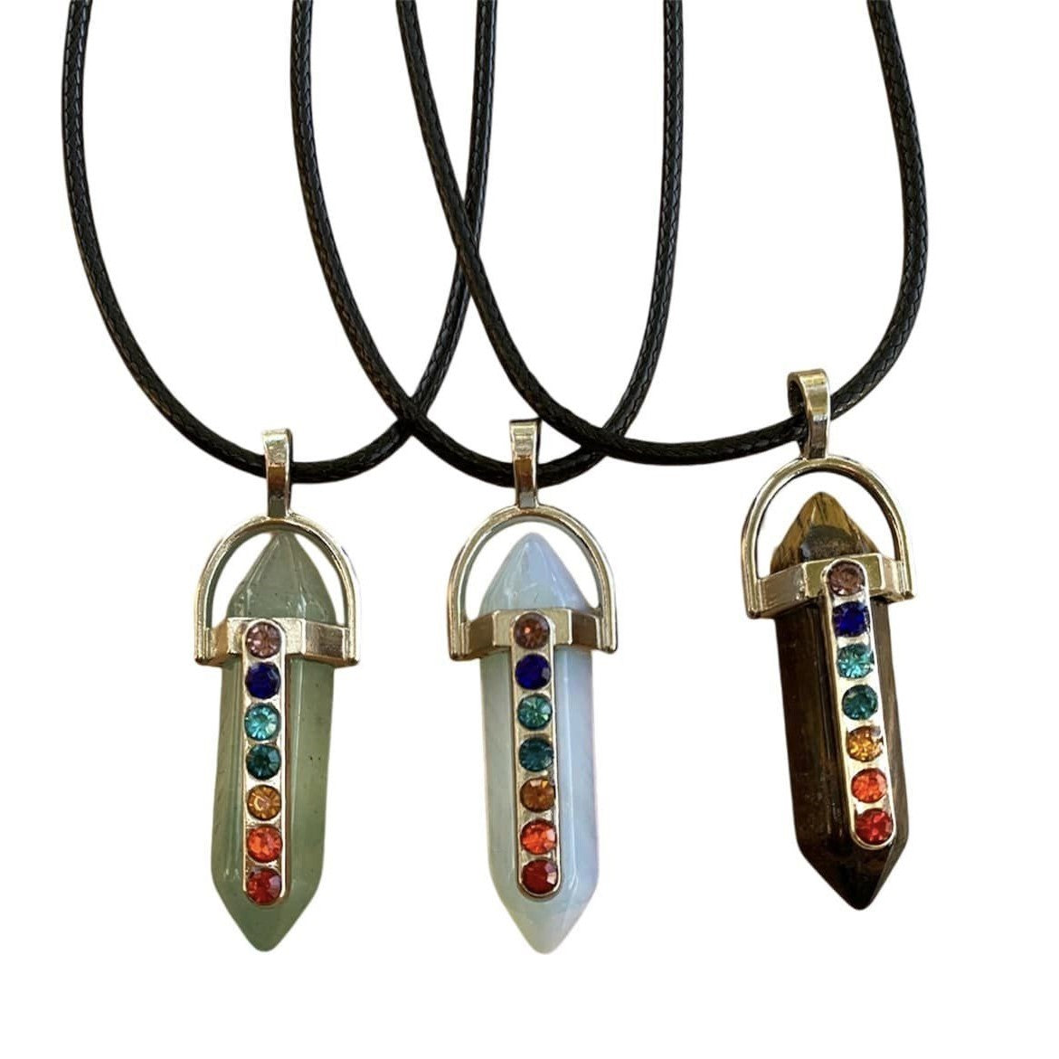 Crystal Necklaces - Chakra Points | | Wiccan Center