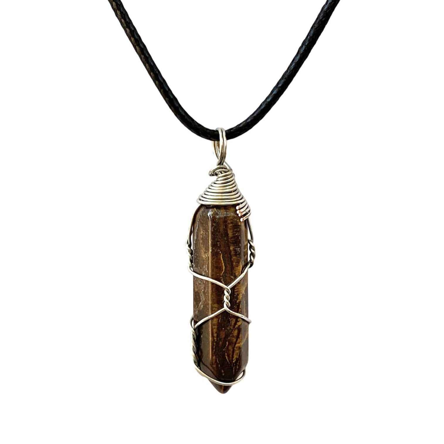 Crystal Necklaces - Wire Wrapped Points | | Wiccan Center