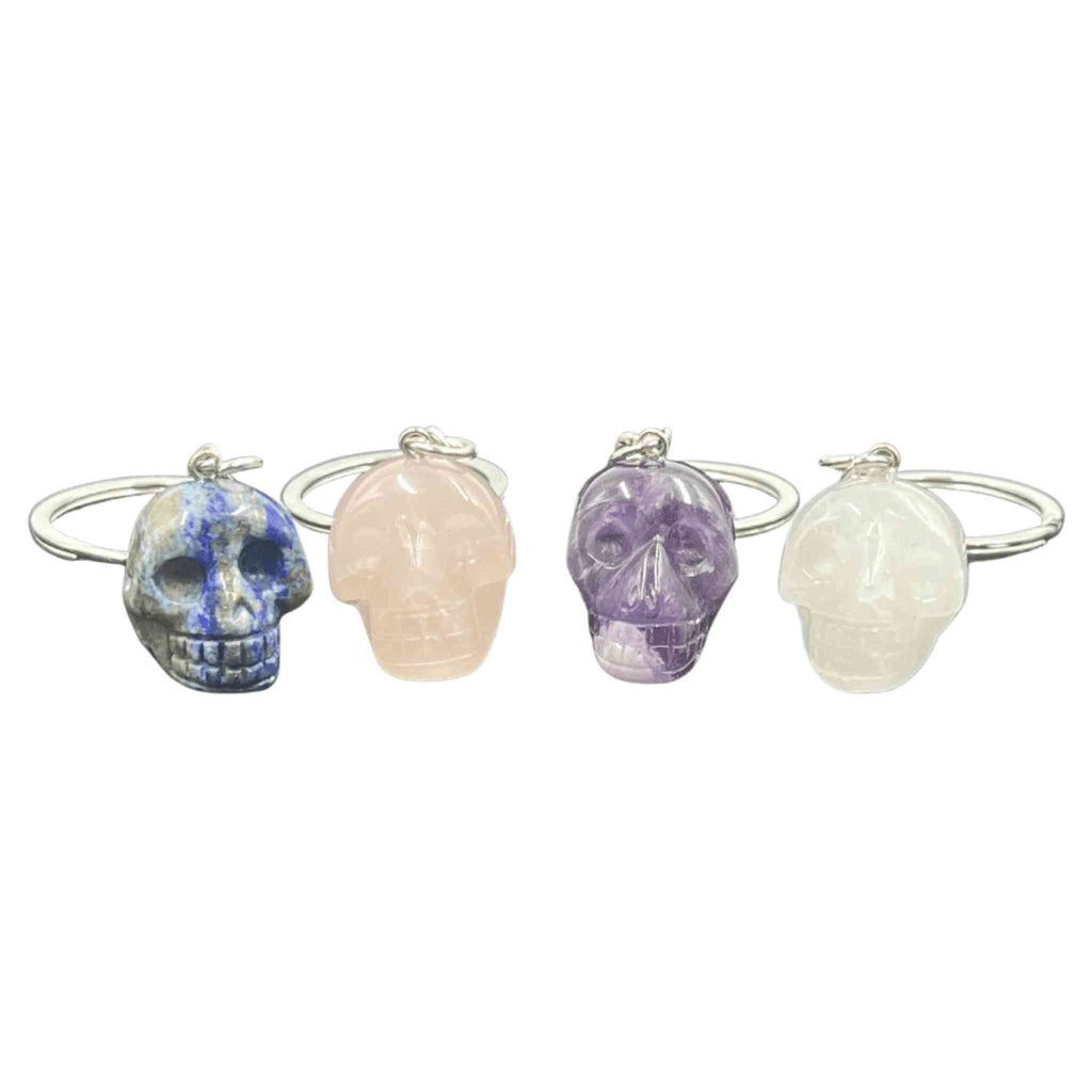 Crystal Skull Keychain | Keychains | Wiccan Center