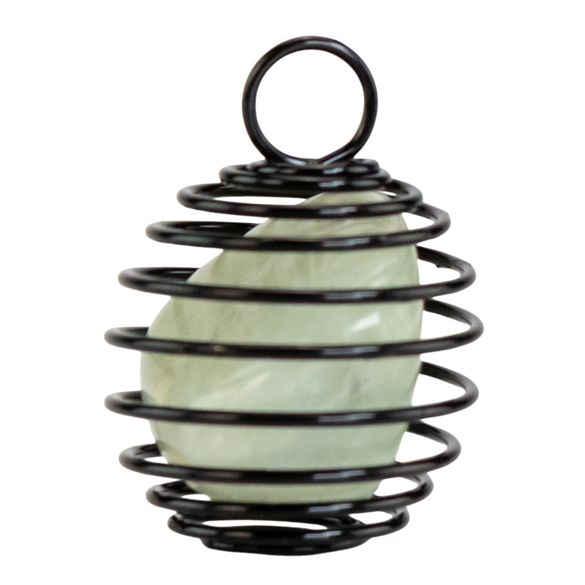 Spiral Crystal Cage Holder