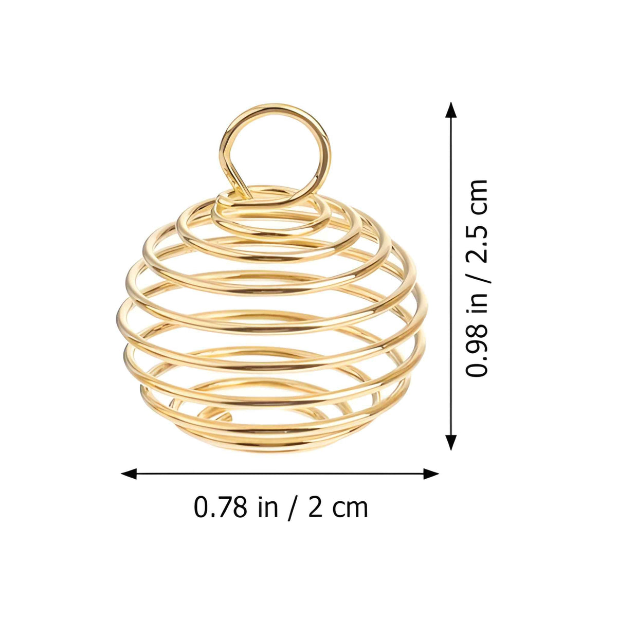Spiral Crystal Cage Holder | | Wiccan Center