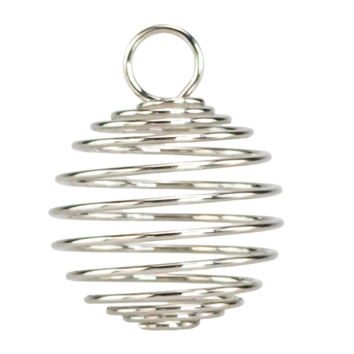 Spiral Crystal Cage Holder