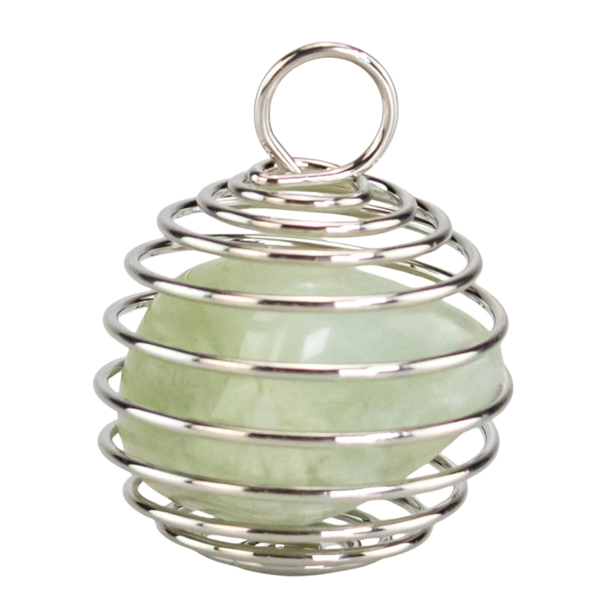 Spiral Crystal Cage Holder