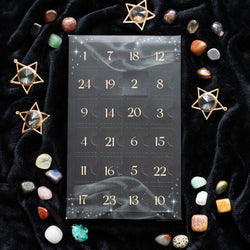 24-Day Crystal Advent Calendar | Rocks & Fossils | Wiccan Center