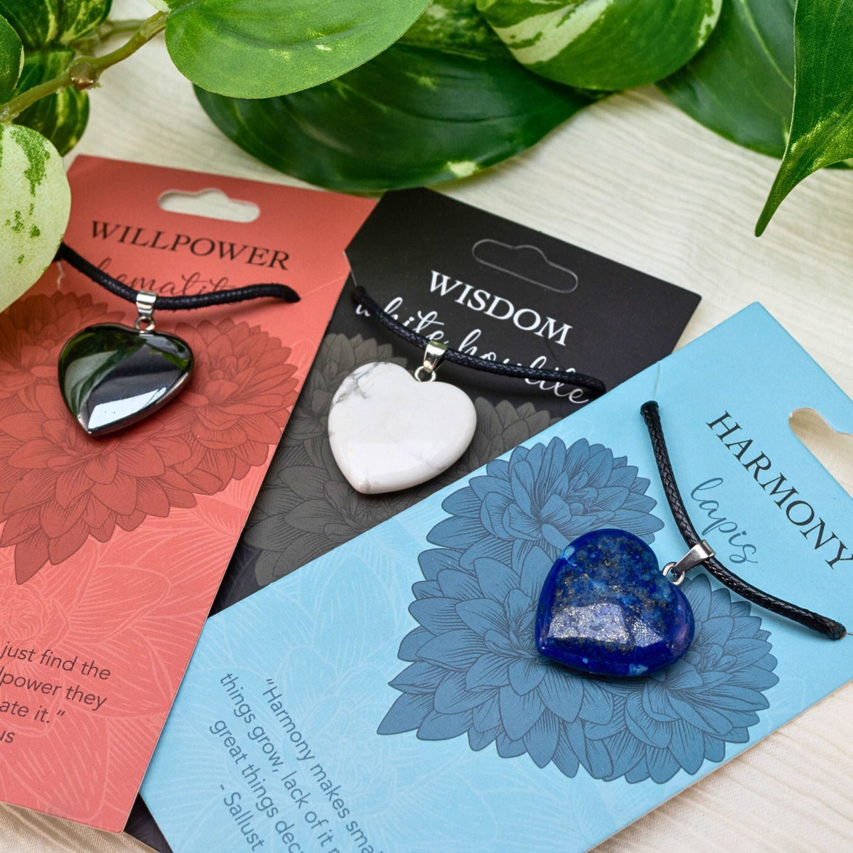 Crystal Heart Necklace Pendant