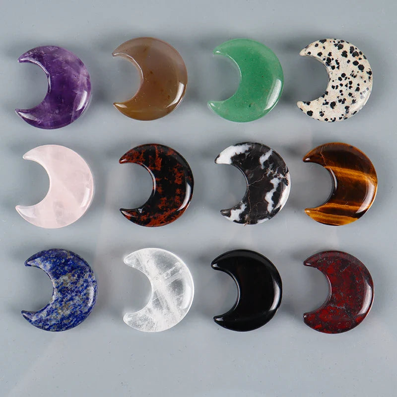 Assorted Crystal Moons | Crystals | Wiccan Center