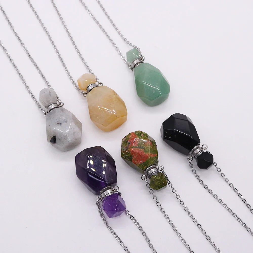 Crystal Potion Bottle Necklaces | necklace | Wiccan Center
