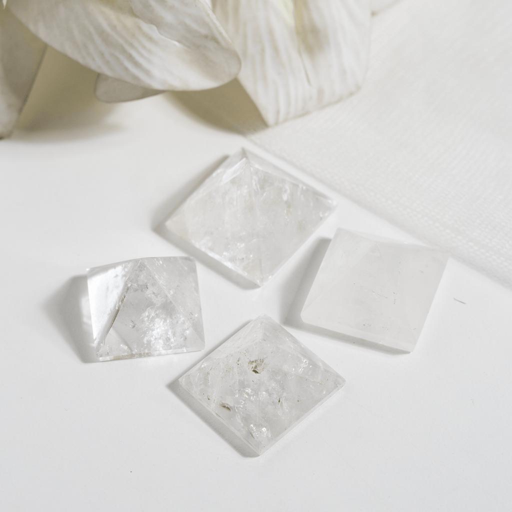 Crystal Quartz Pyramids (Balances Energy and Meditation)