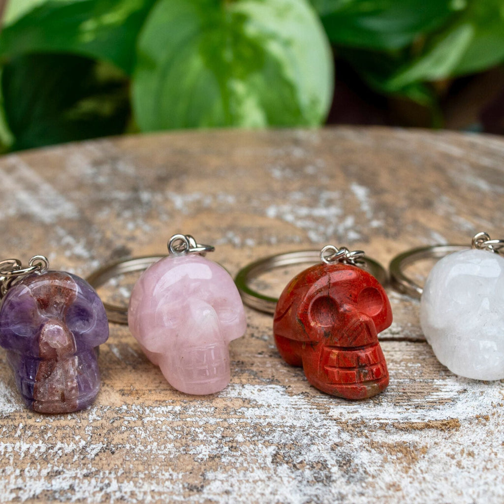Crystal Skull Keychain | Keychains | Wiccan Center