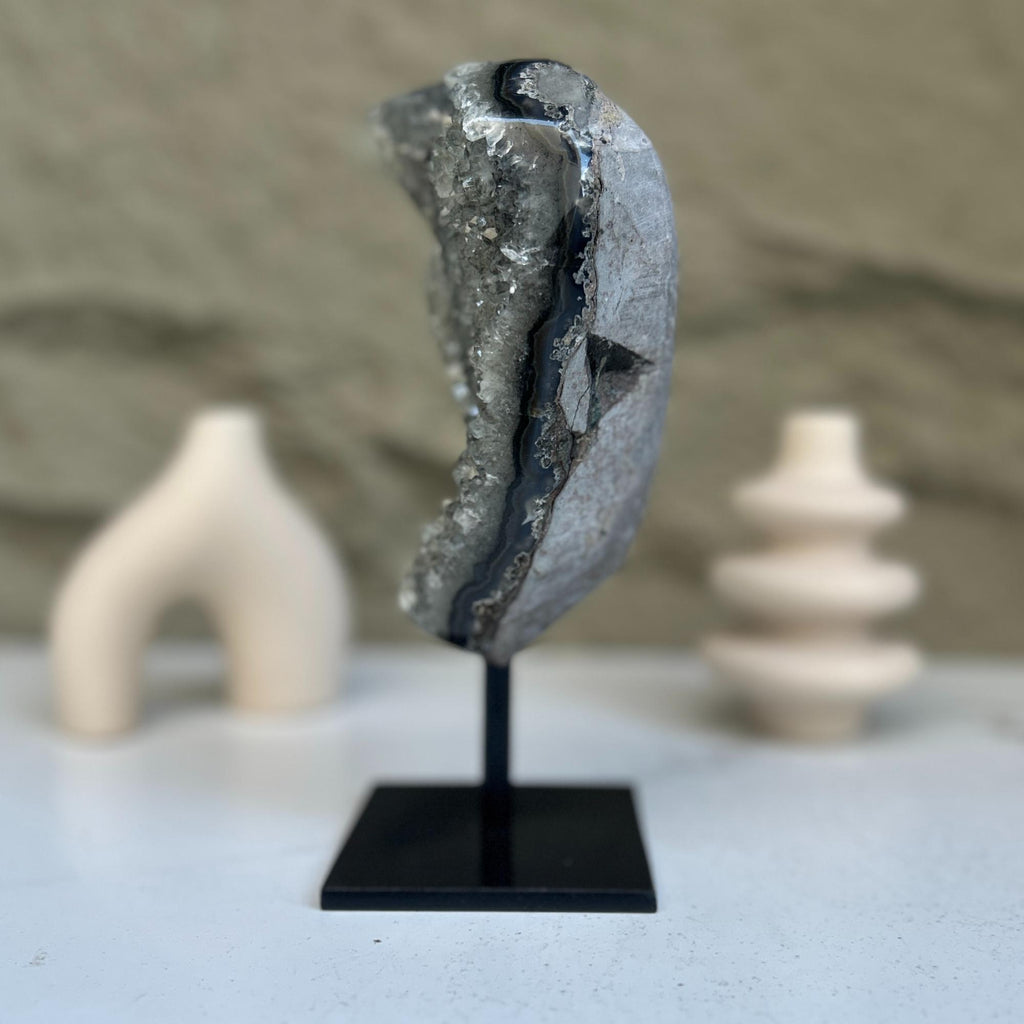 Crystal home decor, natural crystal | Amethyst Geodes | Wiccan Center