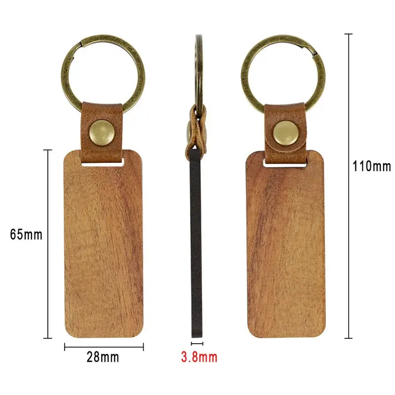 Custom engraved Wooden Keychain, New Wooden Keychain With Engraved