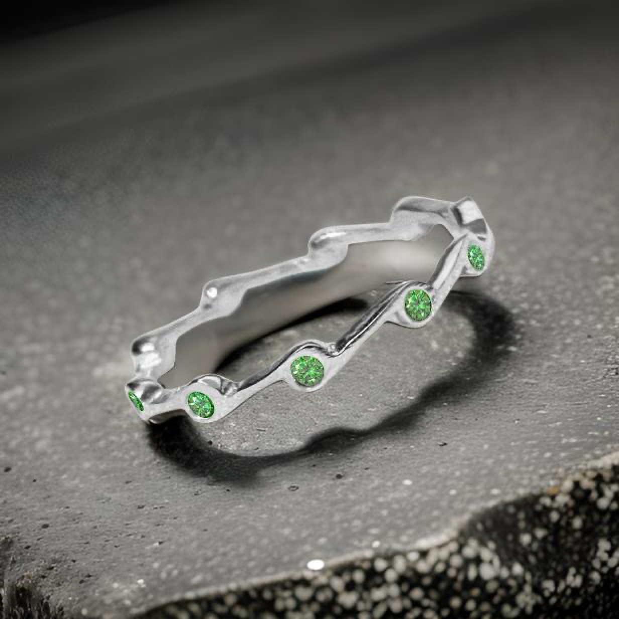 Peridot Birthstone Stacker Ring | Rings | Wiccan Center