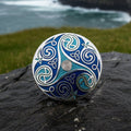 Enamel Celtic Spiral Scarf Ring | Scarf Ring | Wiccan Center