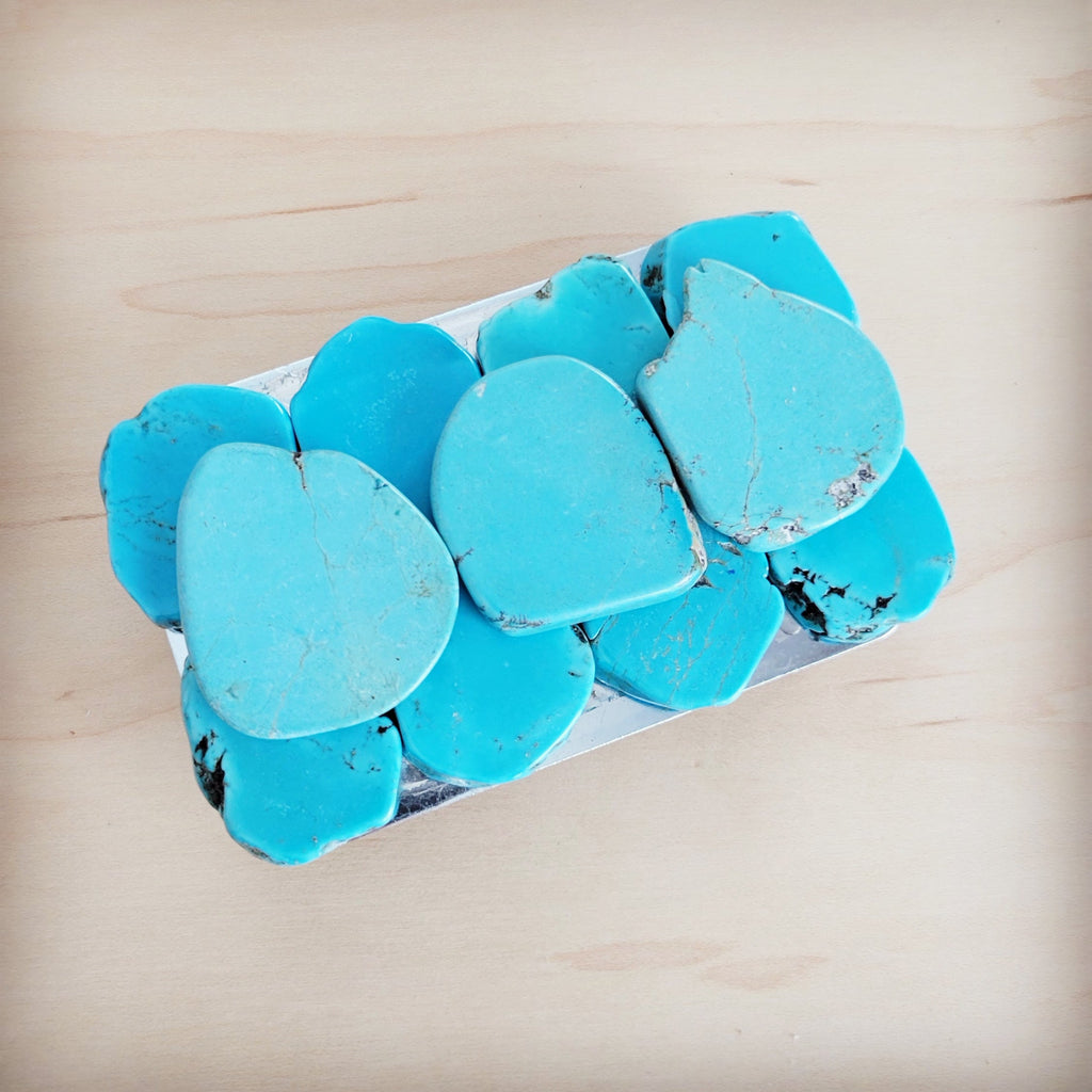 Medium Turquoise Slab Belt Buckle 901a | Belt Buckle | Wiccan Center