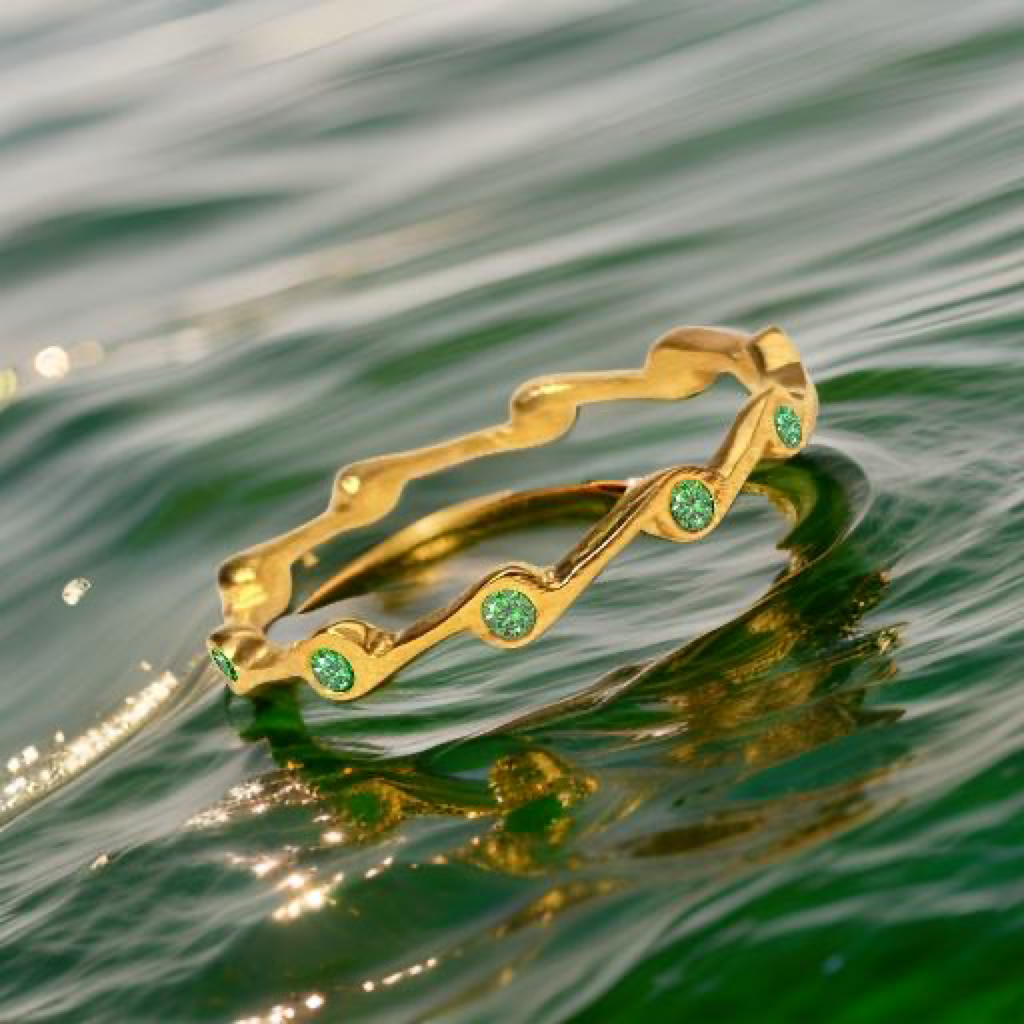 Peridot Birthstone Stacker Ring | Rings | Wiccan Center