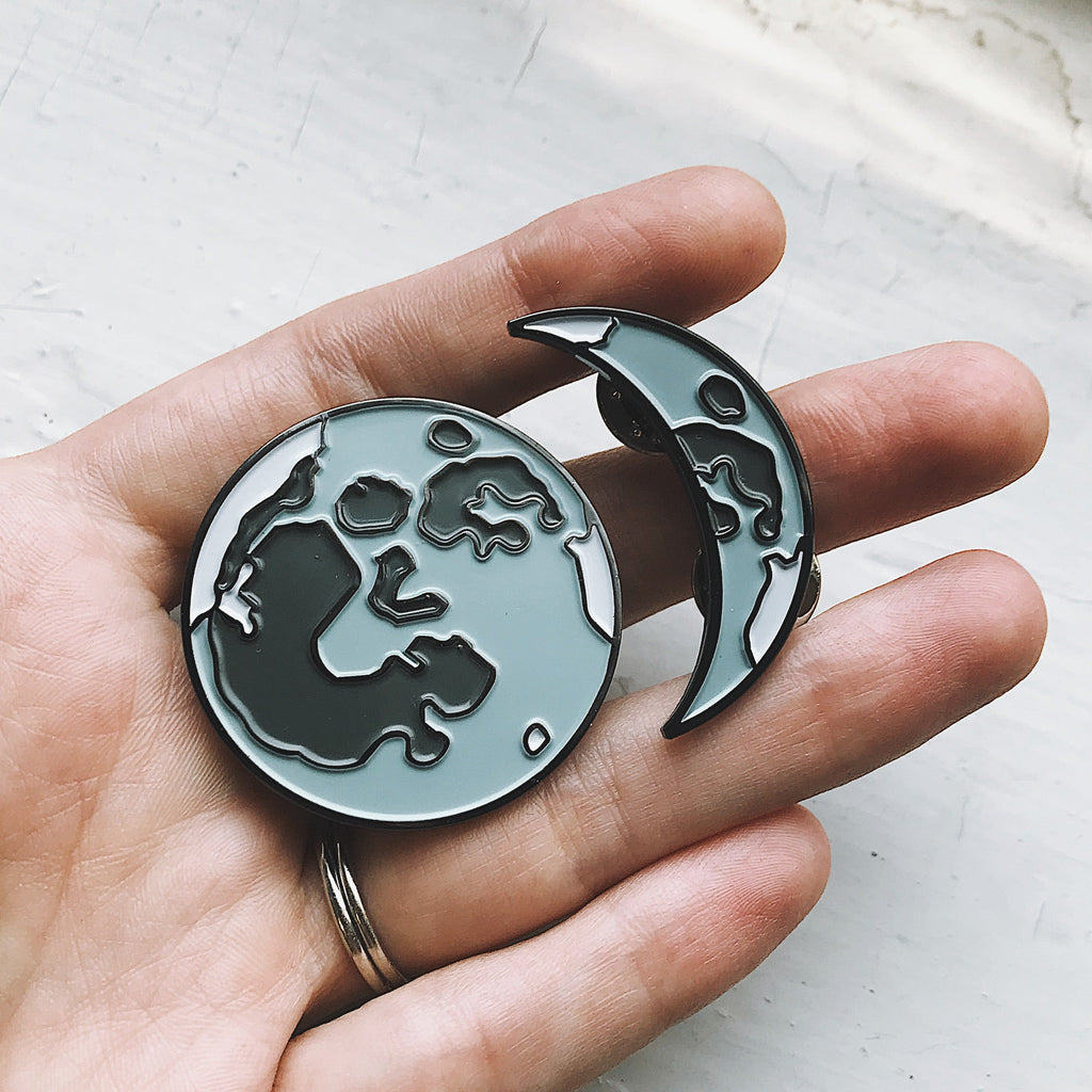 Full Moon Enamel Pin | Enamel Pin | Wiccan Center