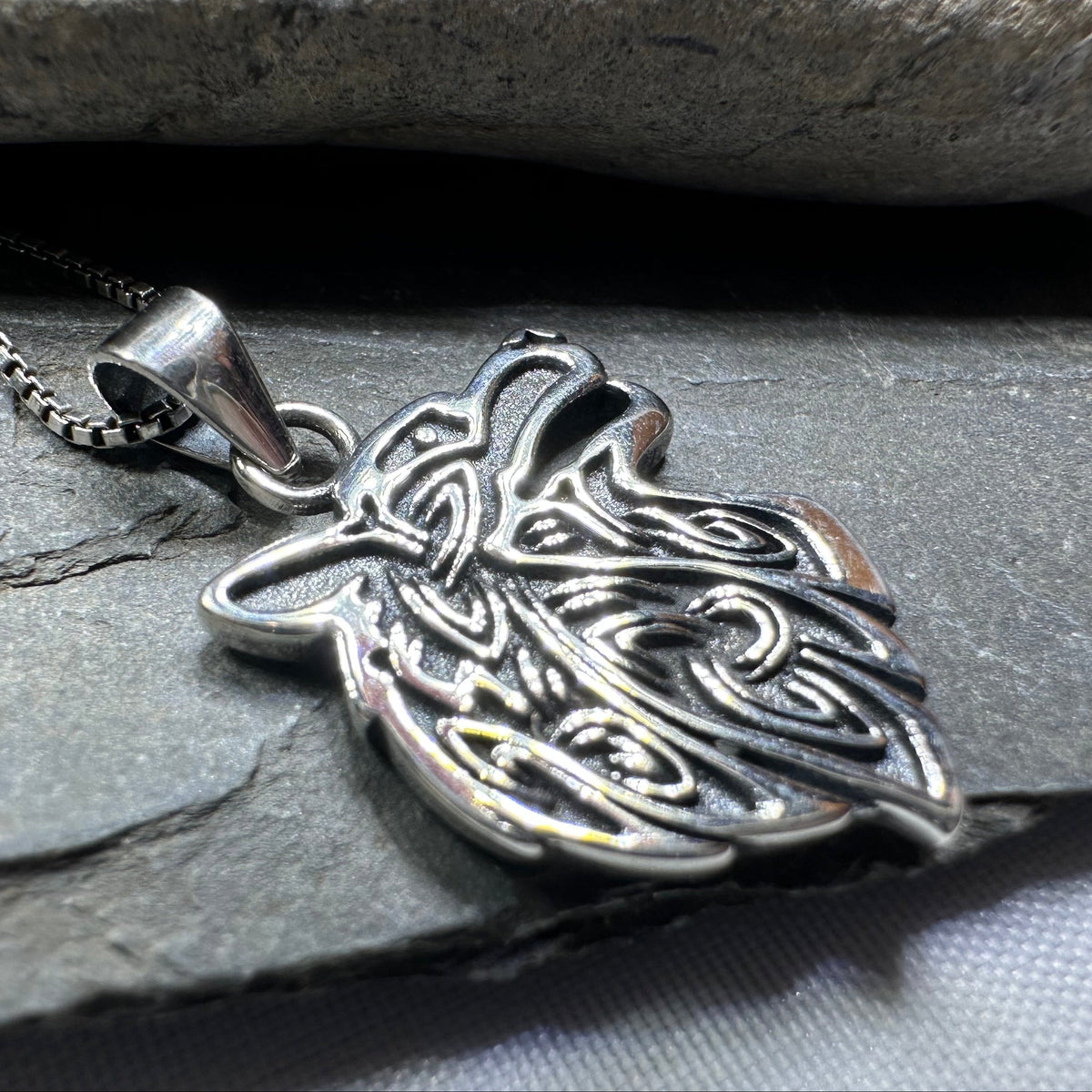 Ian Celtic Wolf Necklace | Pendant | Wiccan Center