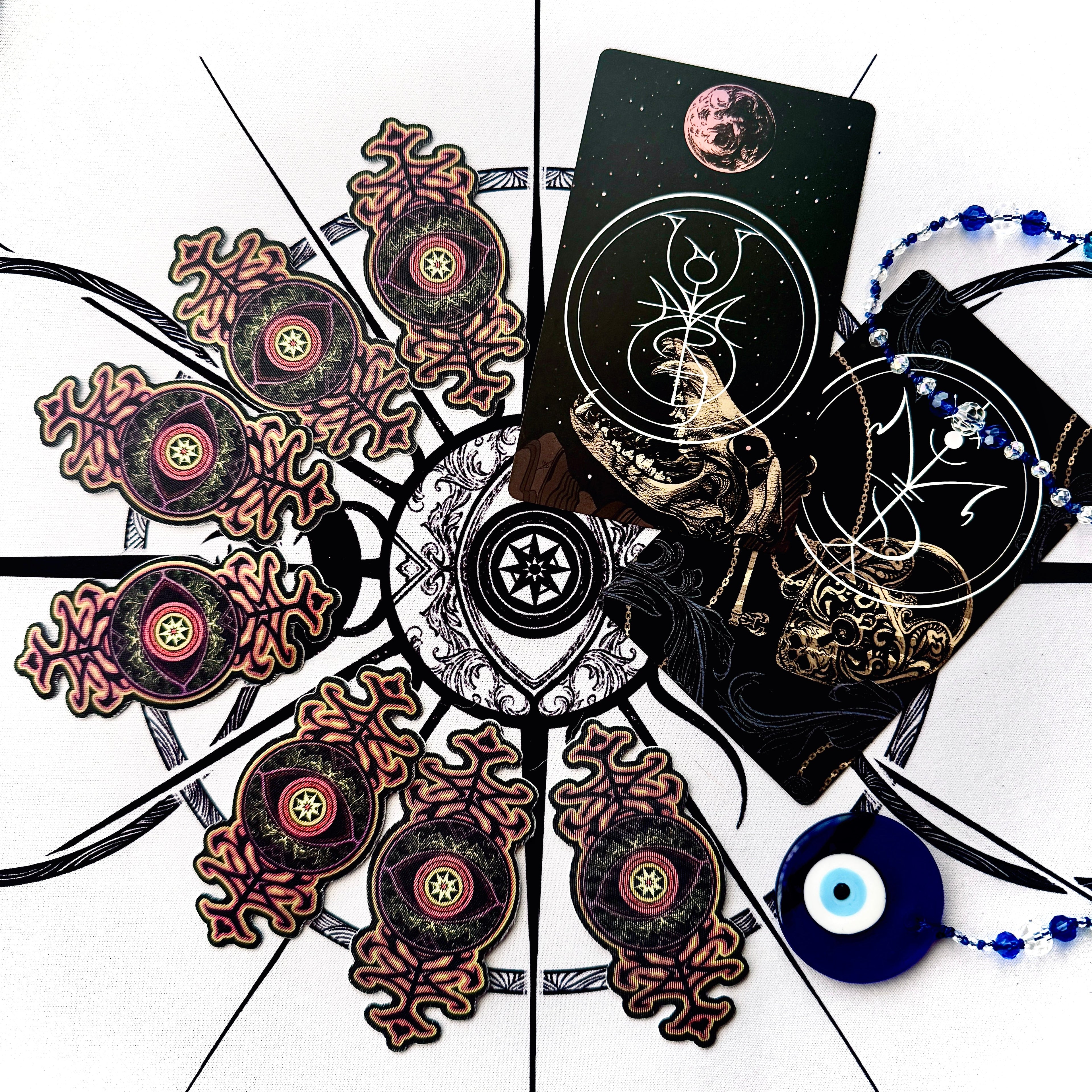 **NEW** Sticker - Protection Sigil (“Xian Evil Eye”)