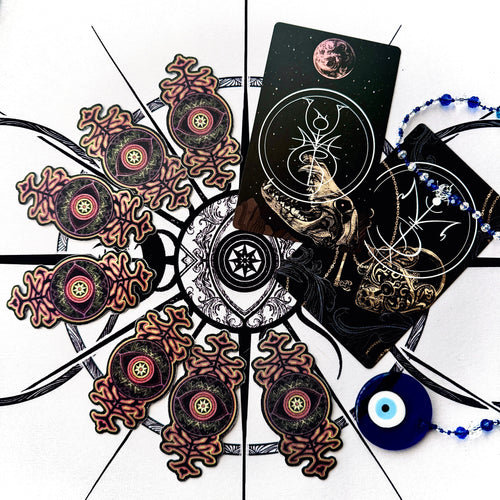 **NEW** Sticker - Protection Sigil (“Xian Evil Eye”) | | Wiccan Center