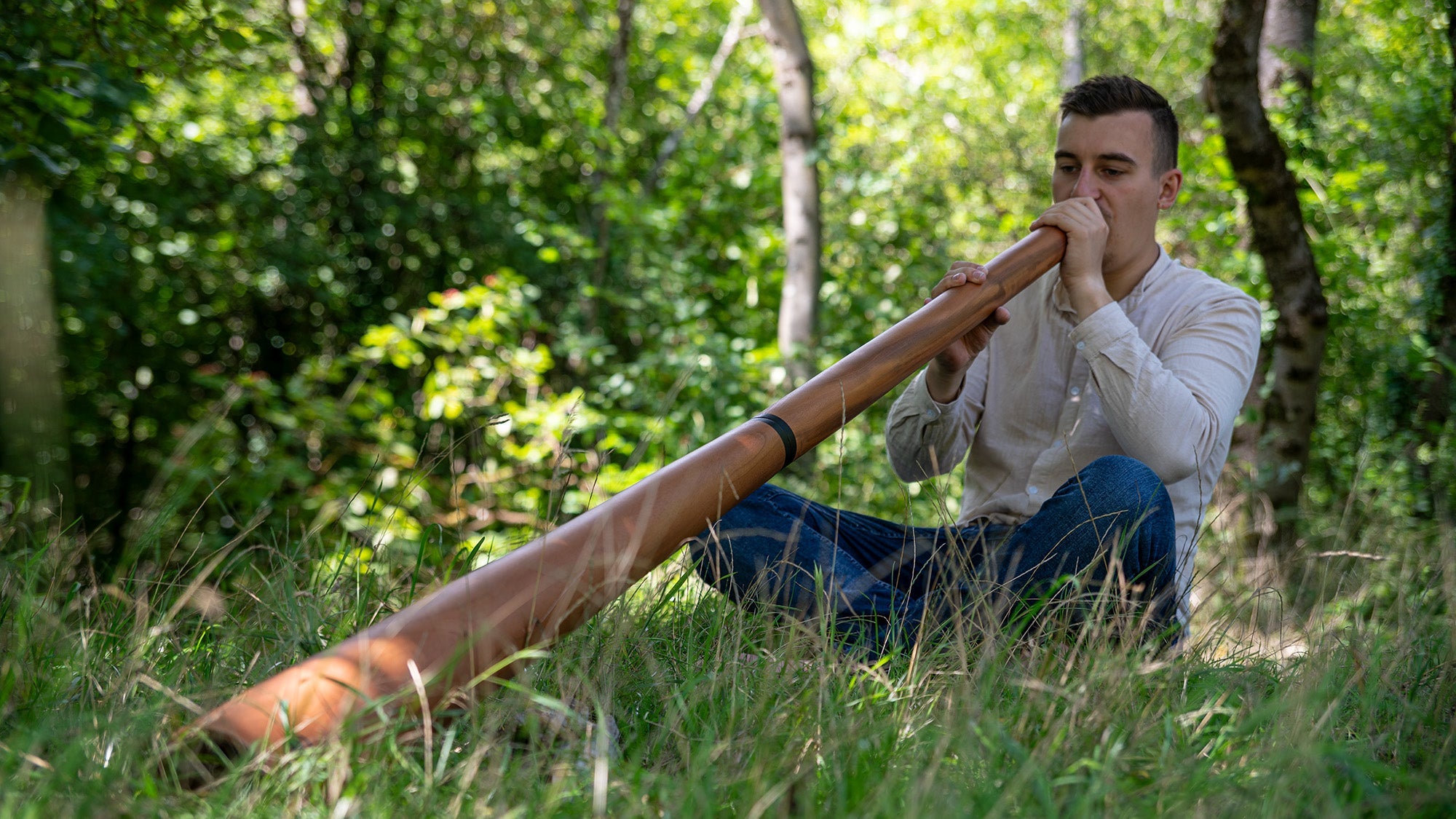 73.2" Sliced Pro Didgeridoo, Tuning D, Natural | | Wiccan Center