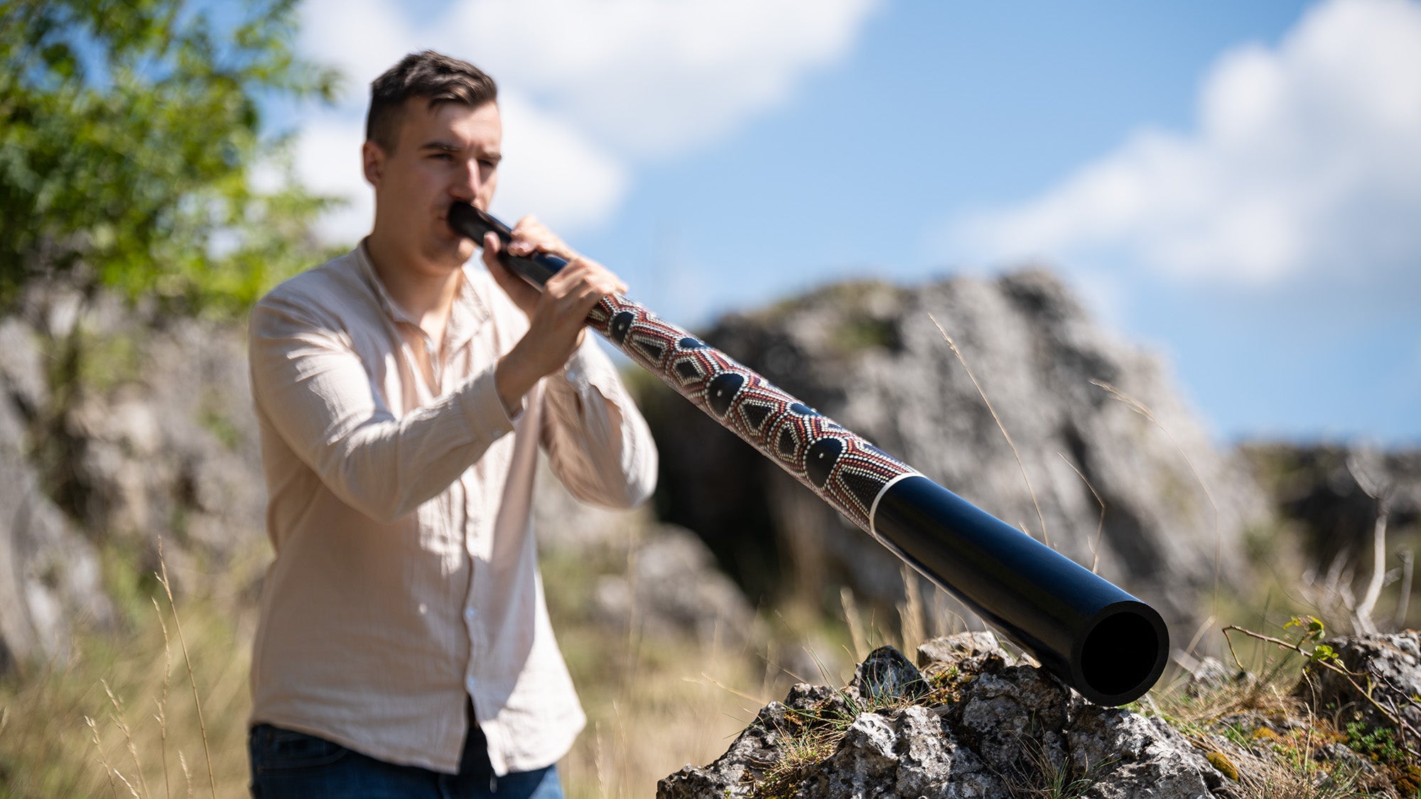 61.2" Sliced Pro Didgeridoo, Tuning E, Black | | Wiccan Center