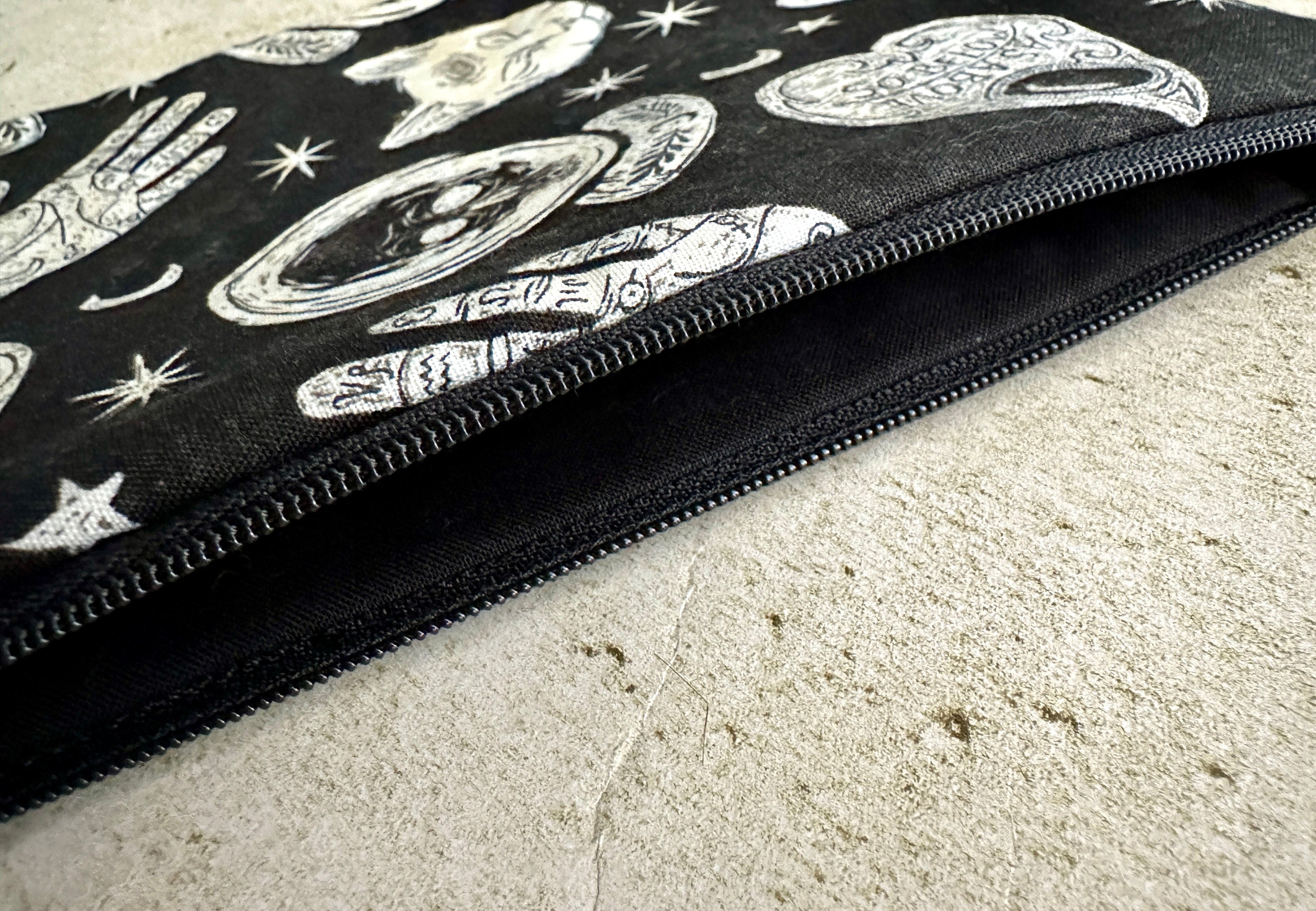 Witchy Tarot Card Bag With Zipper - Tarot Deck Storage Bag | | Wiccan Center