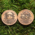 Fungible Token Decision Maker Coin in Solid Copper | Artwork | Wiccan Center