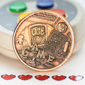 One More Game / Go to Bed Copper Decision Maker Coin | Artwork | Wiccan Center