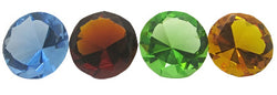 Diamond Paperweight Crystal 50mm - Select Color | CRYSTAL GEM & STONE | Wiccan Center