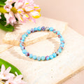 Empath’s Shield – Aqua Terra Jasper Bracelet | 6mm | Bracelet | Wiccan Center