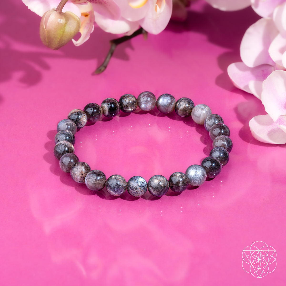 The Empath’s Cord Cutter – Black Moonstone Bracelet | Bracelet | Wiccan Center