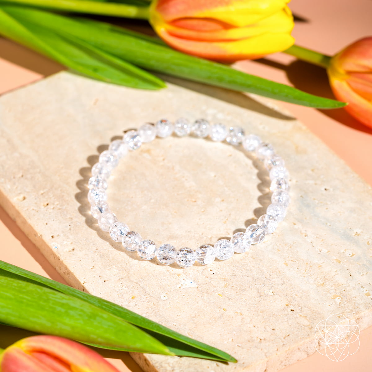 Emotional Ice Bath – The Ice Quartz Bracelet | 6mm | Bracelet | Wiccan Center