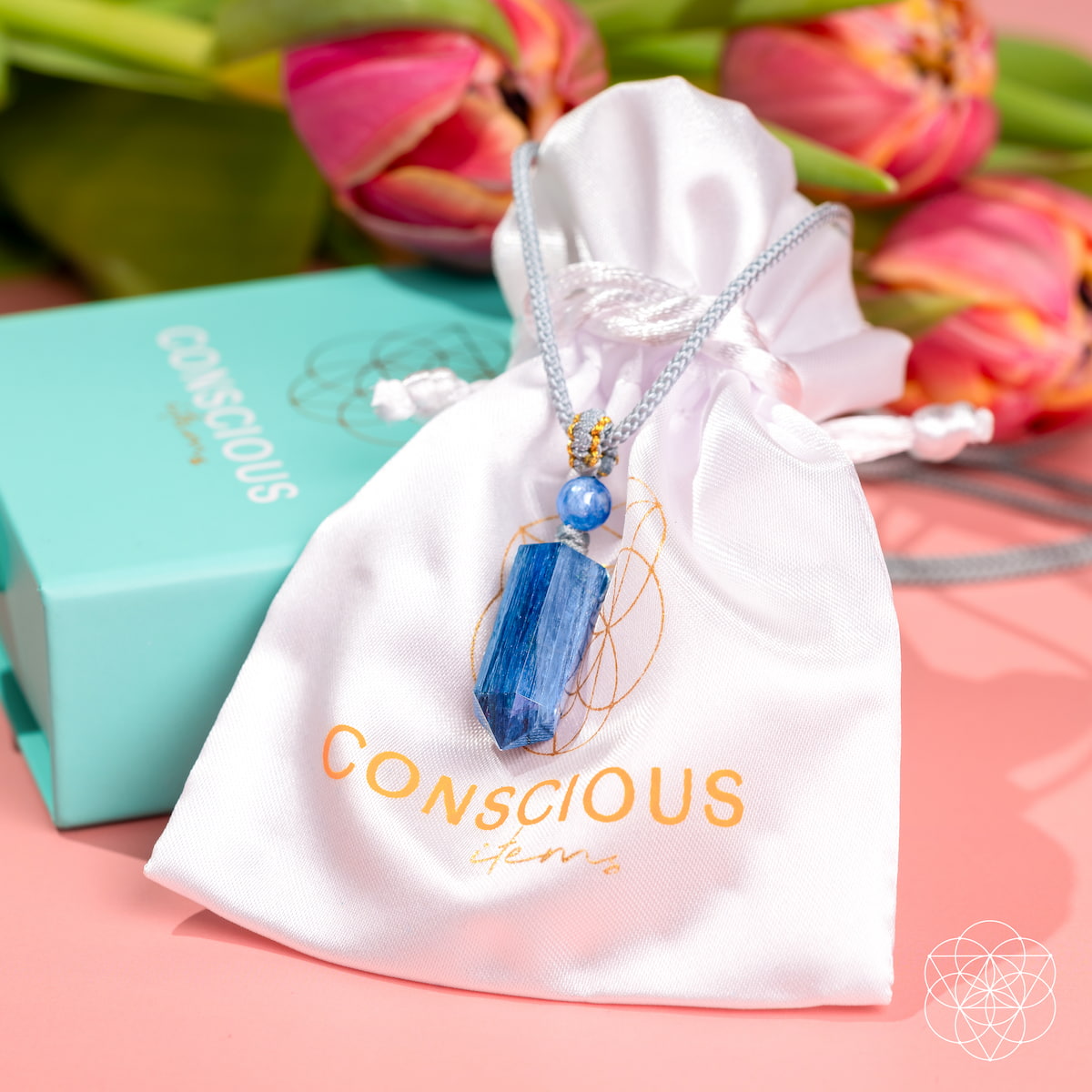 The Aura Shield - Rare Kyanite Pendant | Pendant | Wiccan Center