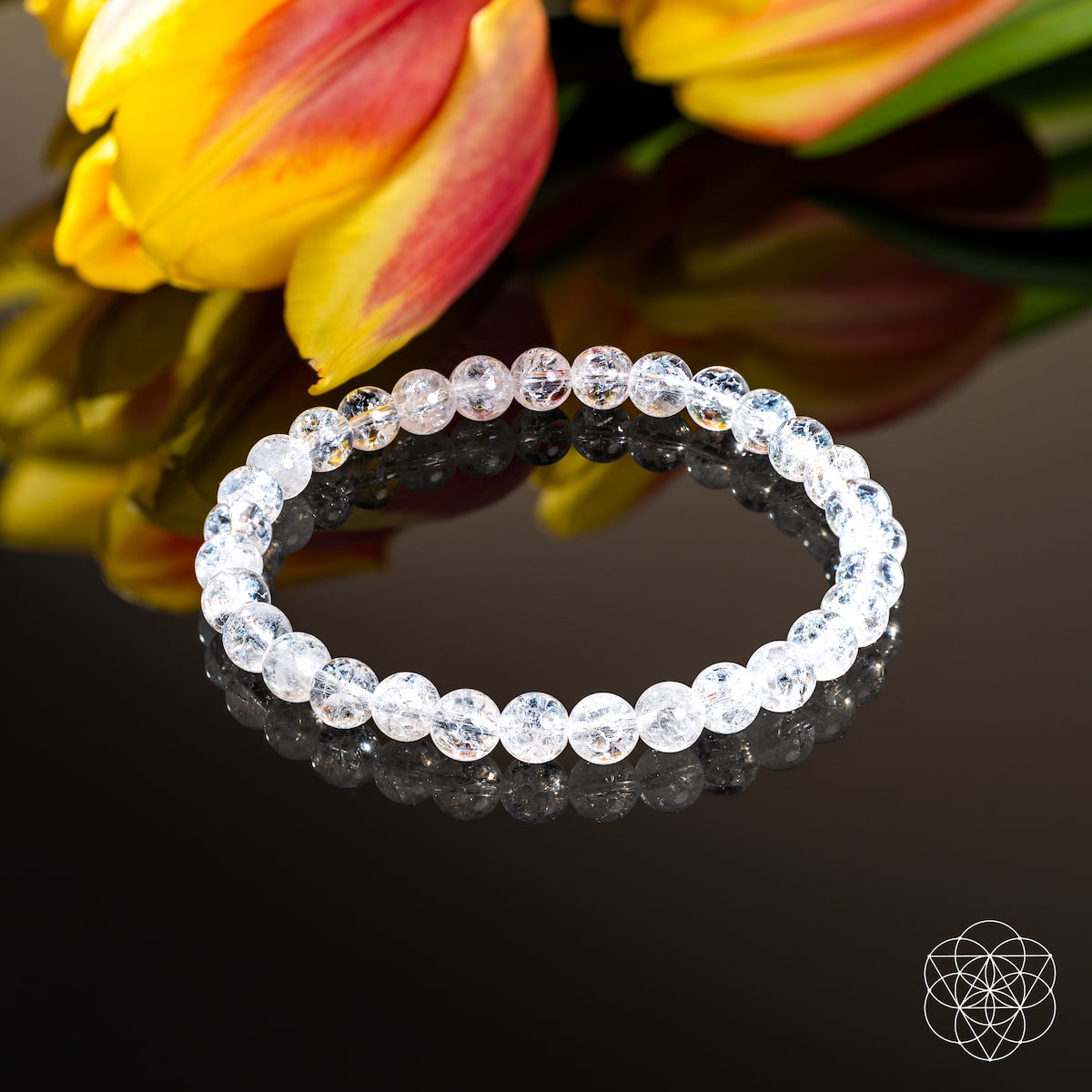 Emotional Ice Bath – The Ice Quartz Bracelet | 6mm | Bracelet | Wiccan Center
