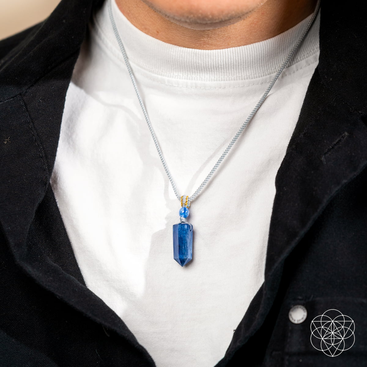 The Aura Shield - Rare Kyanite Pendant | Pendant | Wiccan Center