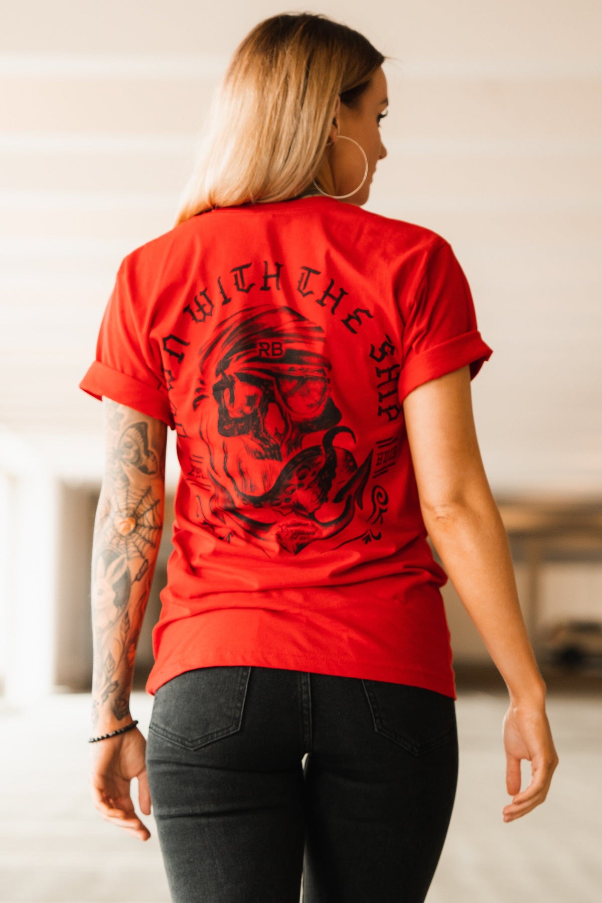 Ship Wreck Red T-Shirt | | Wiccan Center