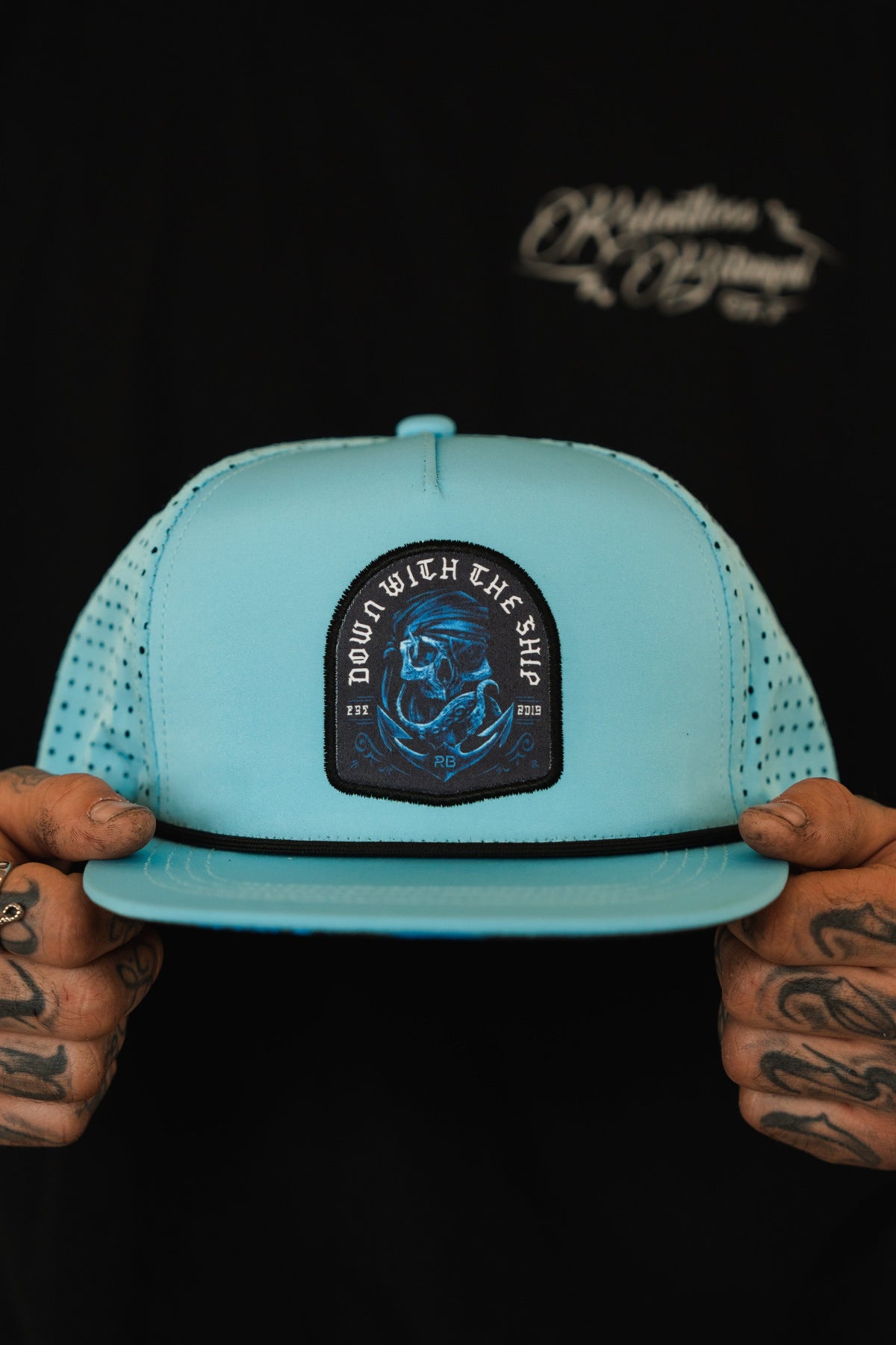 Ship Wreck BLUE Snapback | hat | Wiccan Center