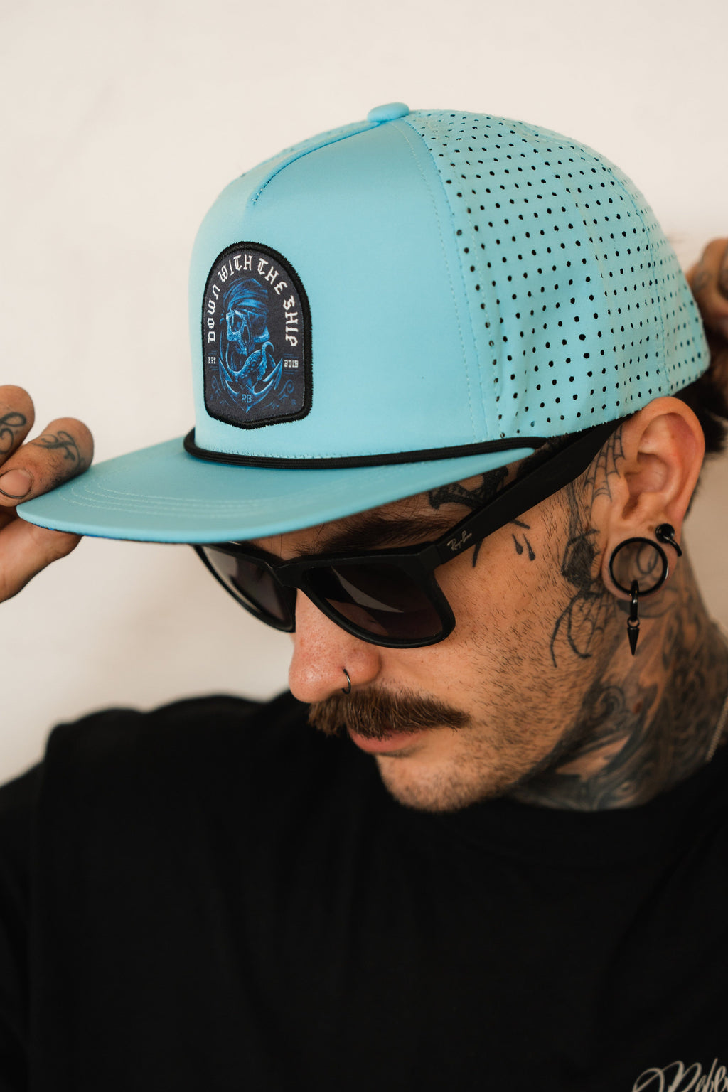 Ship Wreck BLUE Snapback | hat | Wiccan Center
