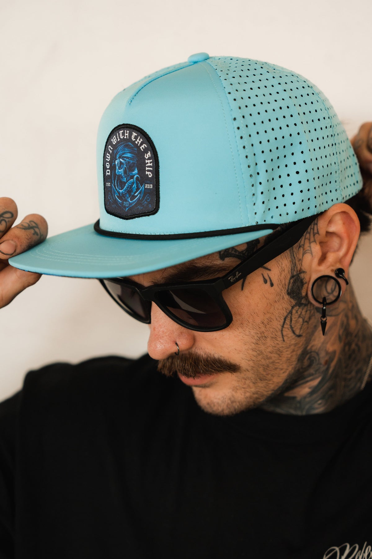 Ship Wreck BLUE Snapback | hat | Wiccan Center