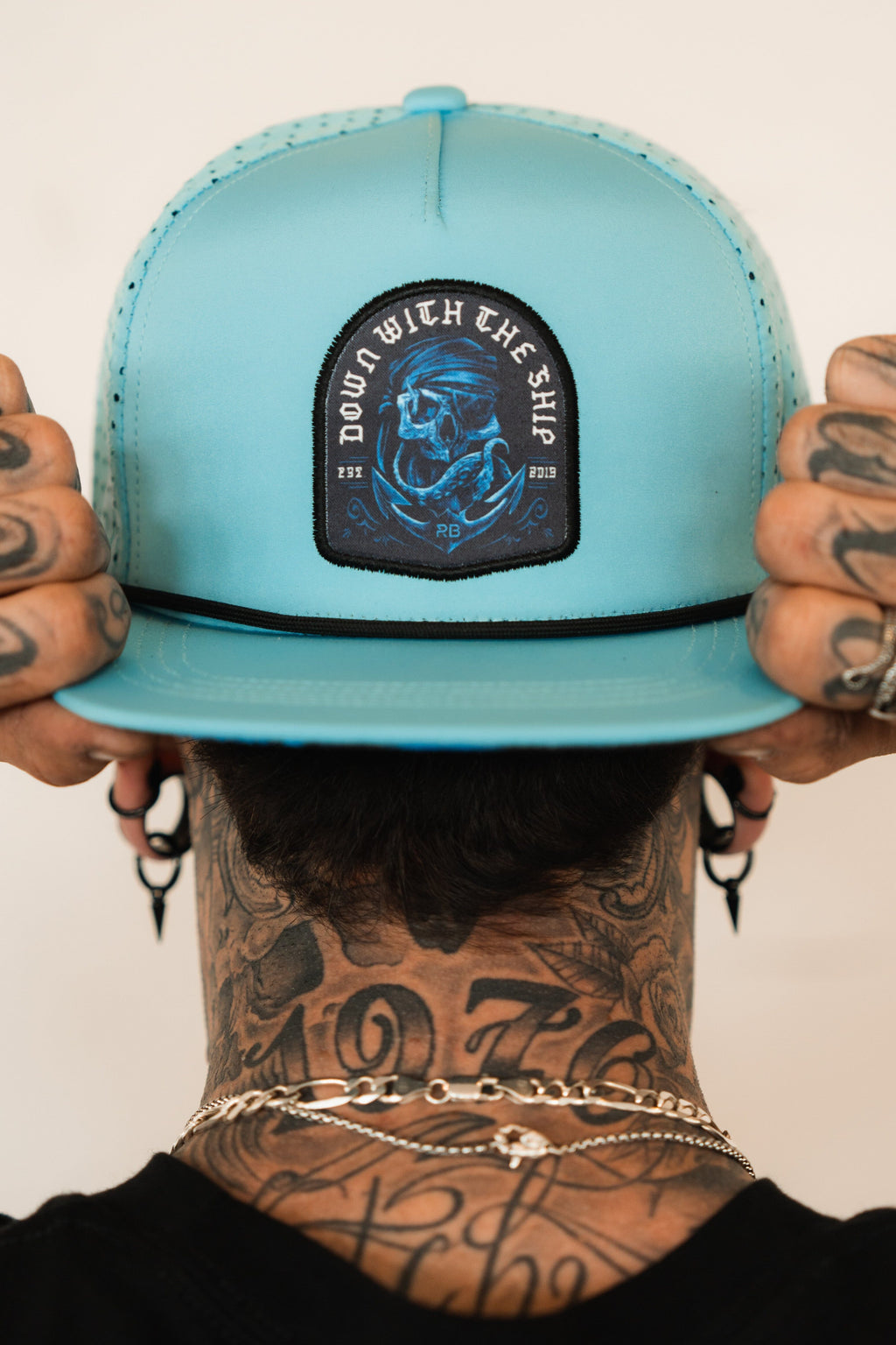 Ship Wreck BLUE Snapback | hat | Wiccan Center