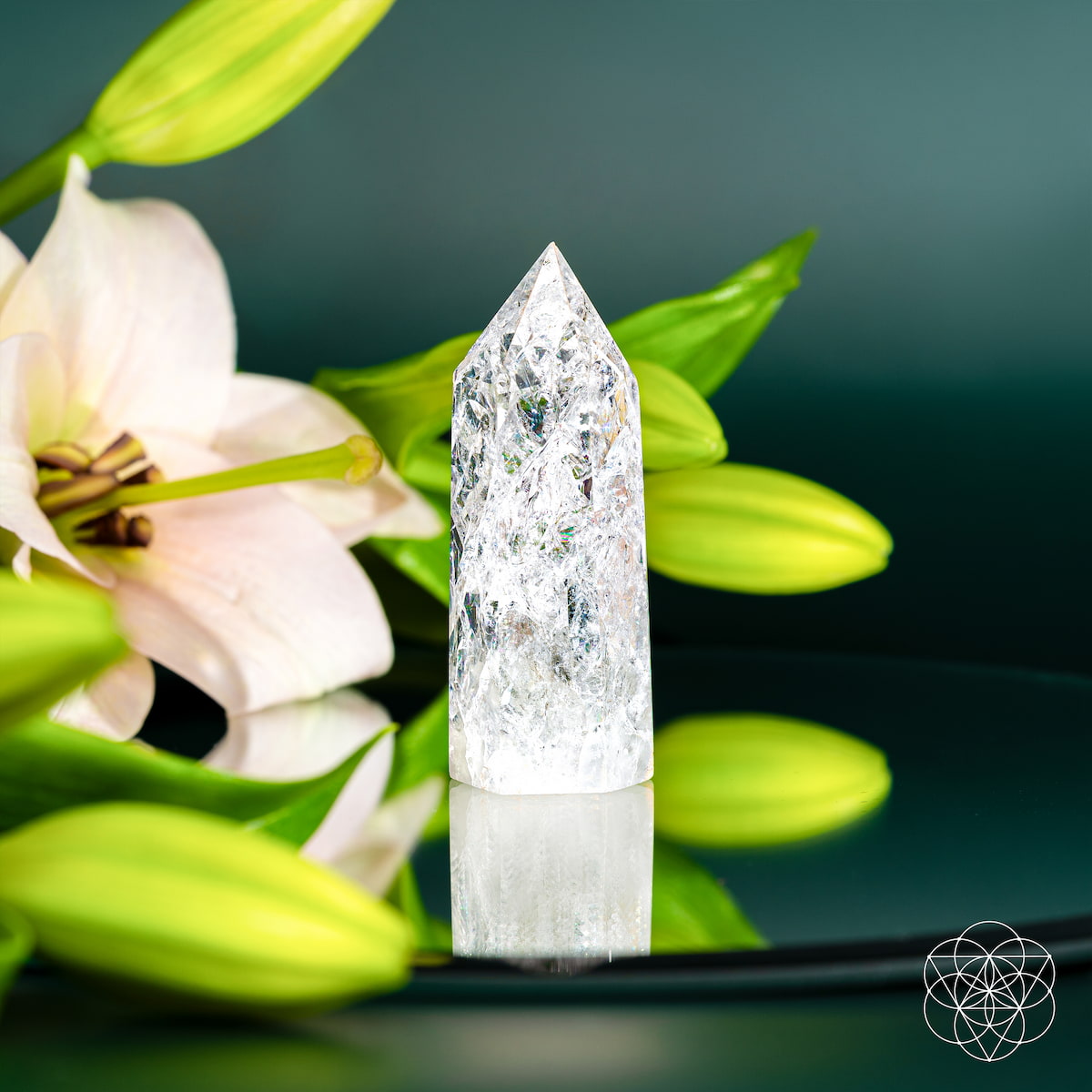 Limitless Manifestation - Ice Quartz Point | Home Decoration | Wiccan Center