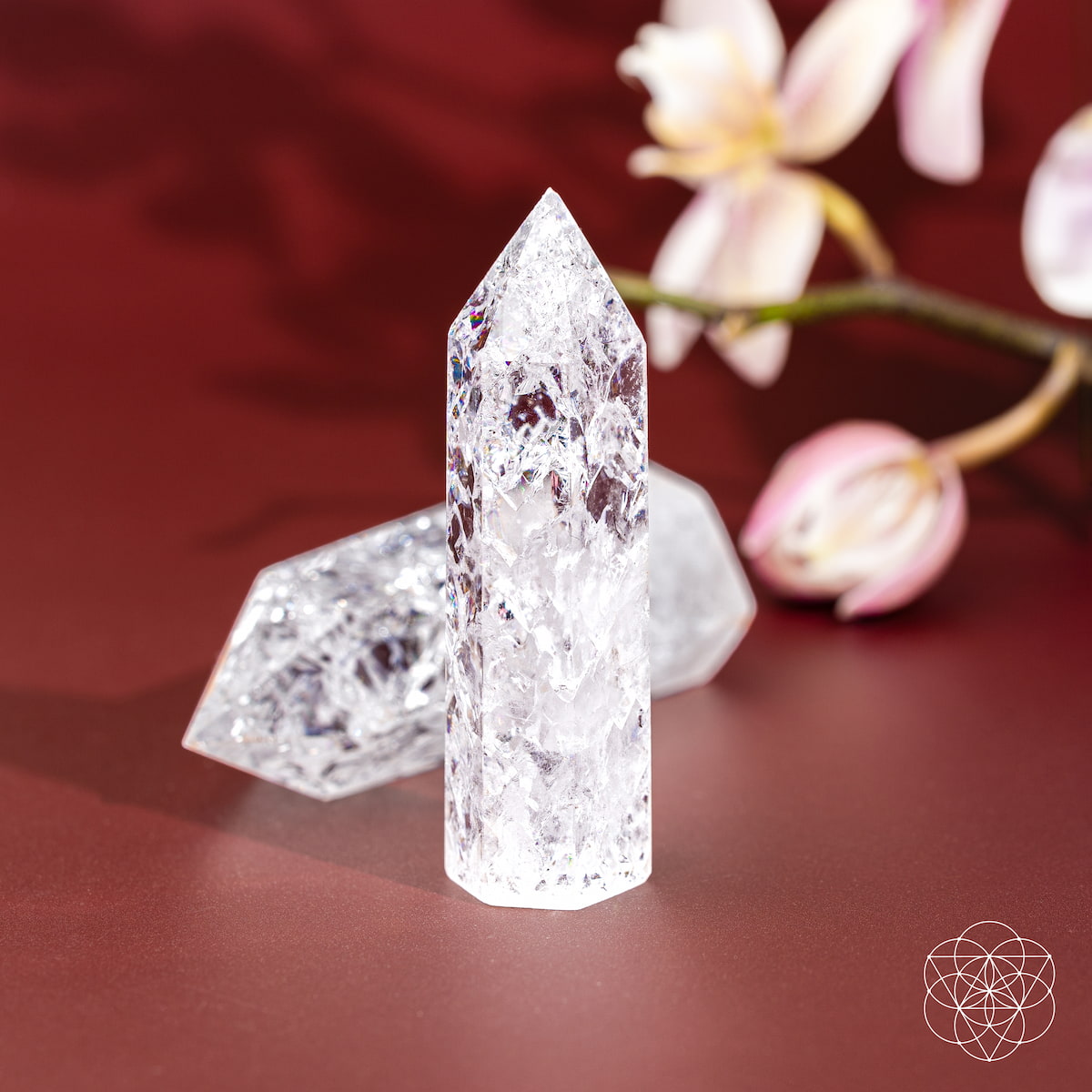 Limitless Manifestation - Ice Quartz Point | Home Decoration | Wiccan Center
