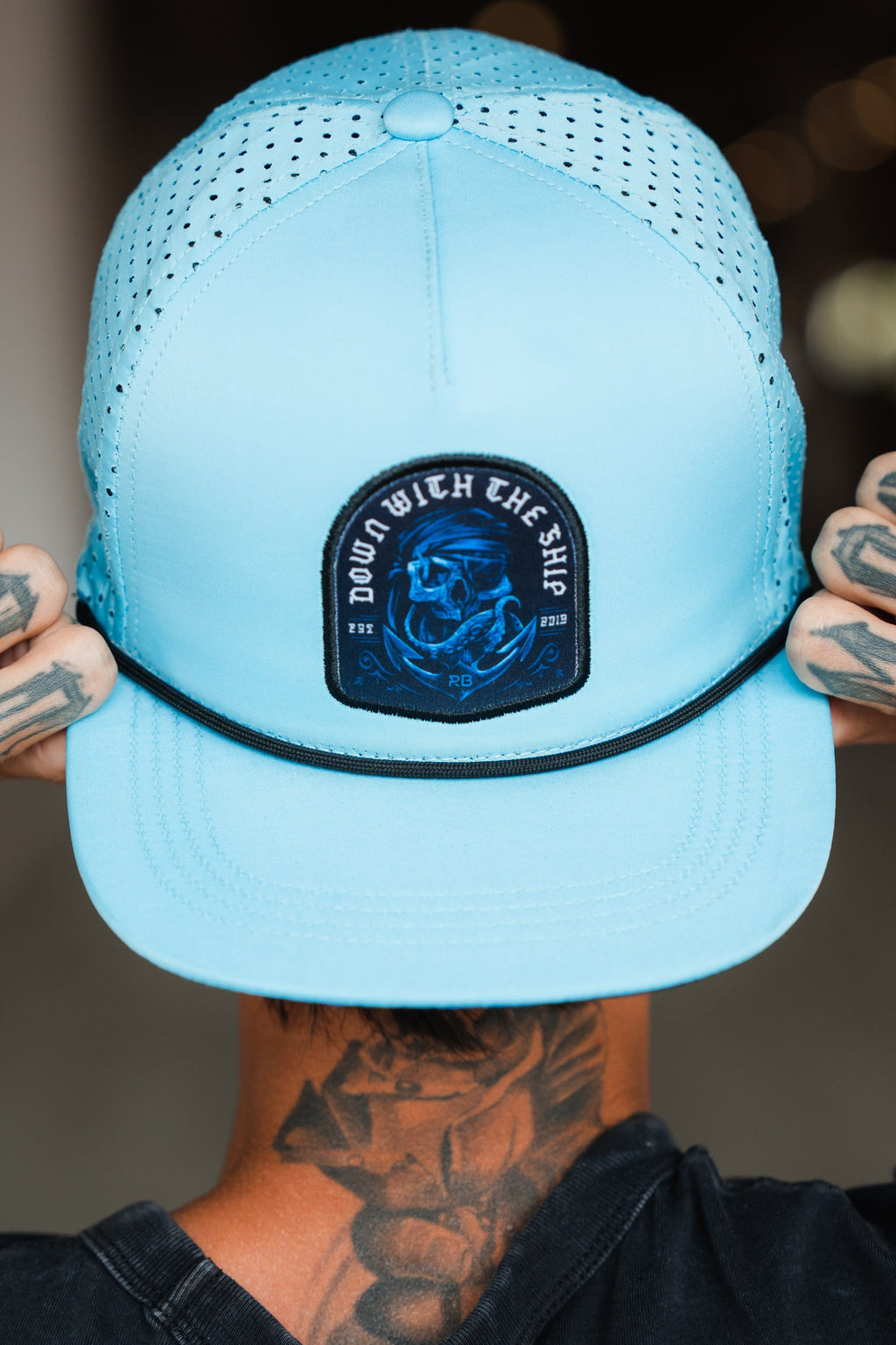 Ship Wreck BLUE Snapback | hat | Wiccan Center