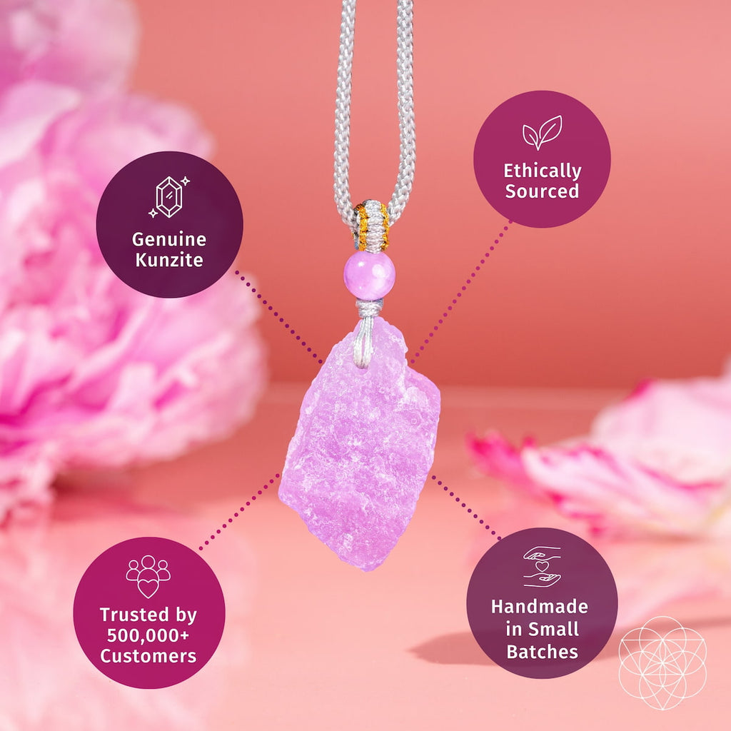 Rarer Than Diamonds - The Pink Kunzite Pendant | Necklace | Wiccan Center
