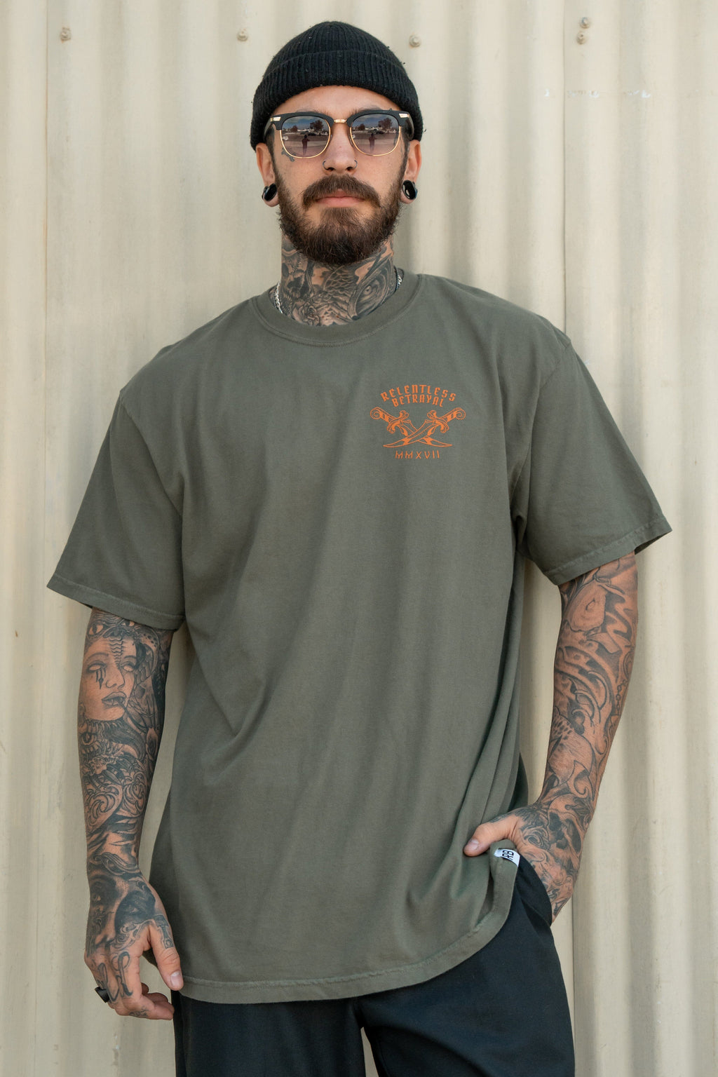 Hell or High Water Premium Olive T-Shirt | | Wiccan Center