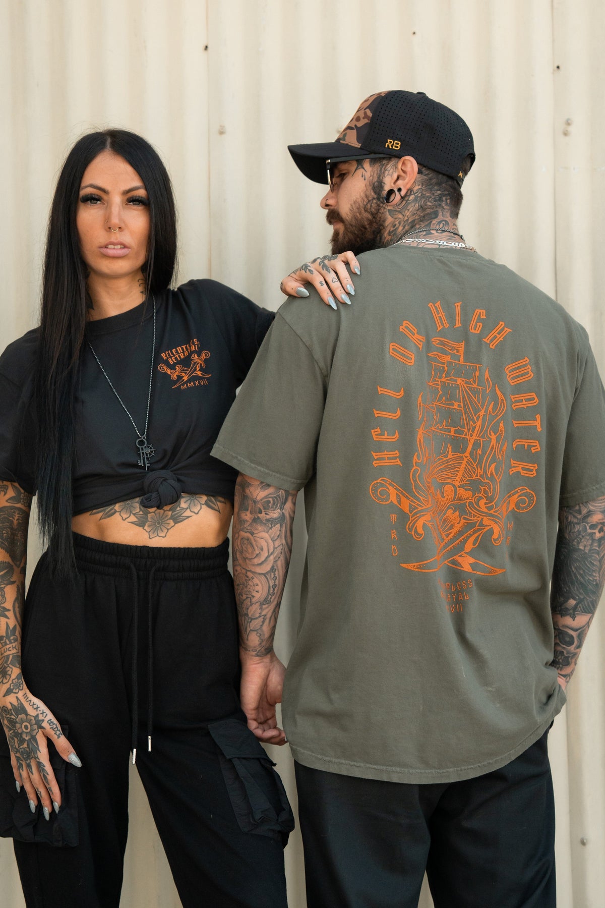 Hell or High Water Premium Olive T-Shirt | | Wiccan Center