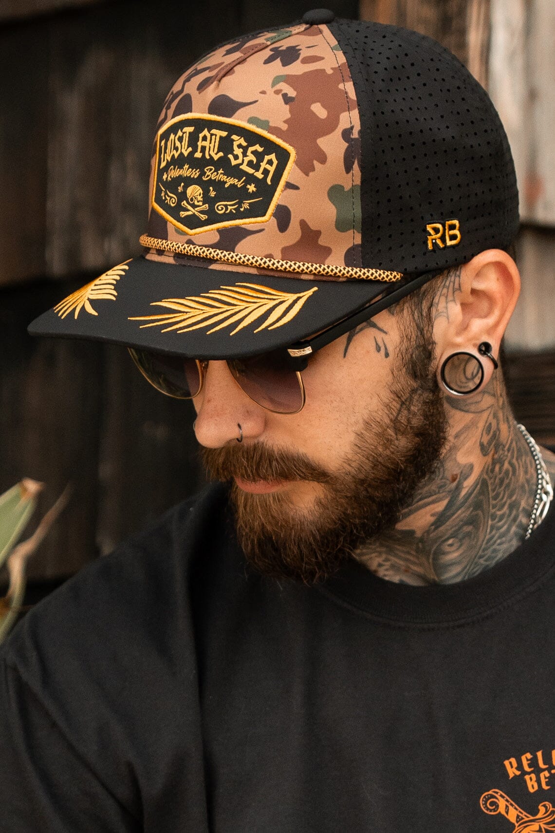 Lost At Sea Frog Camo Snapback | hat | Wiccan Center