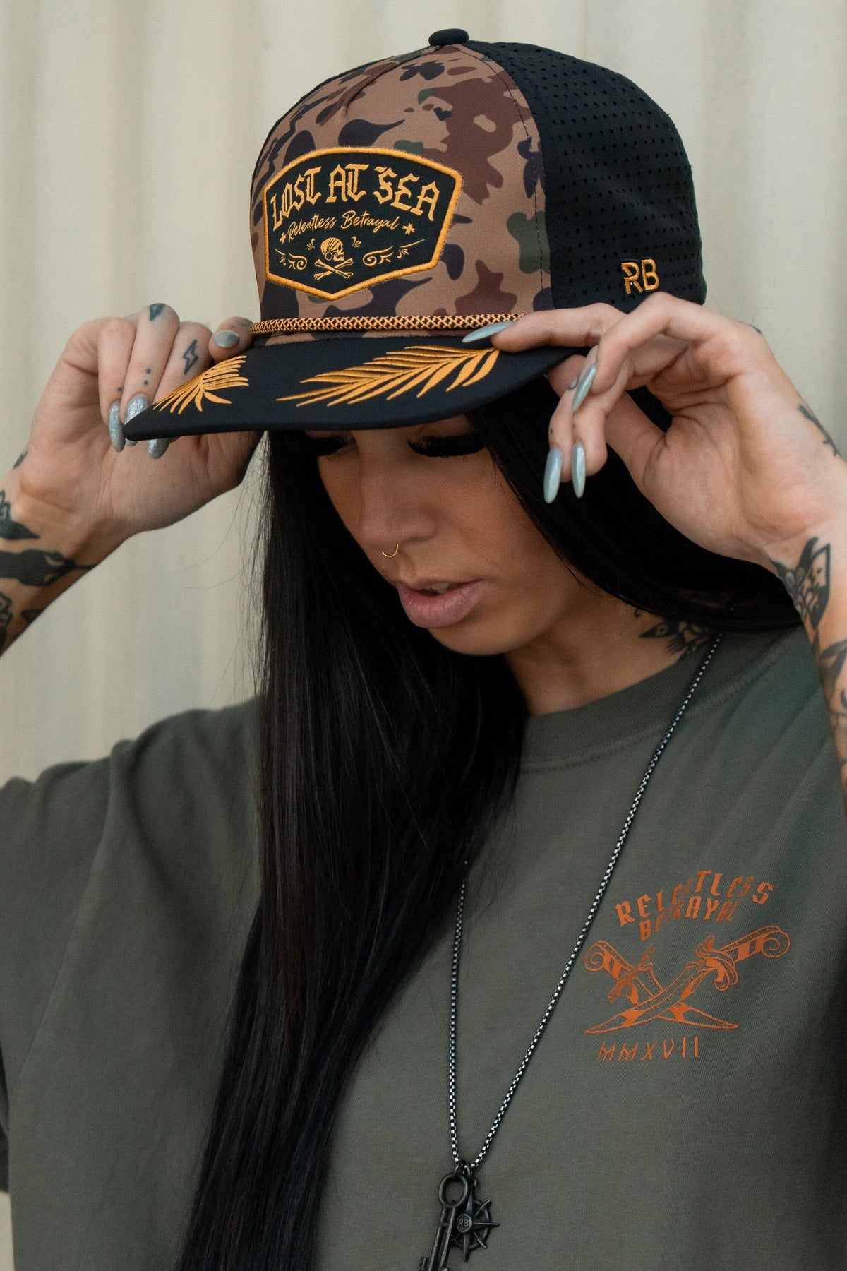Lost At Sea Frog Camo Snapback | hat | Wiccan Center