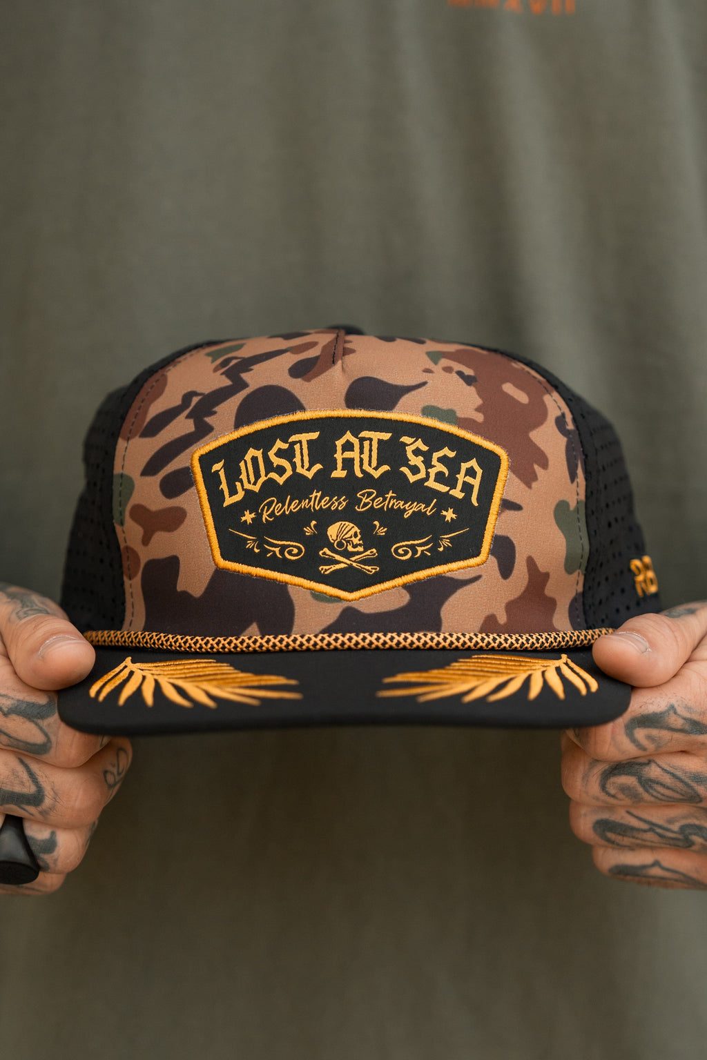 Lost At Sea Frog Camo Snapback | hat | Wiccan Center